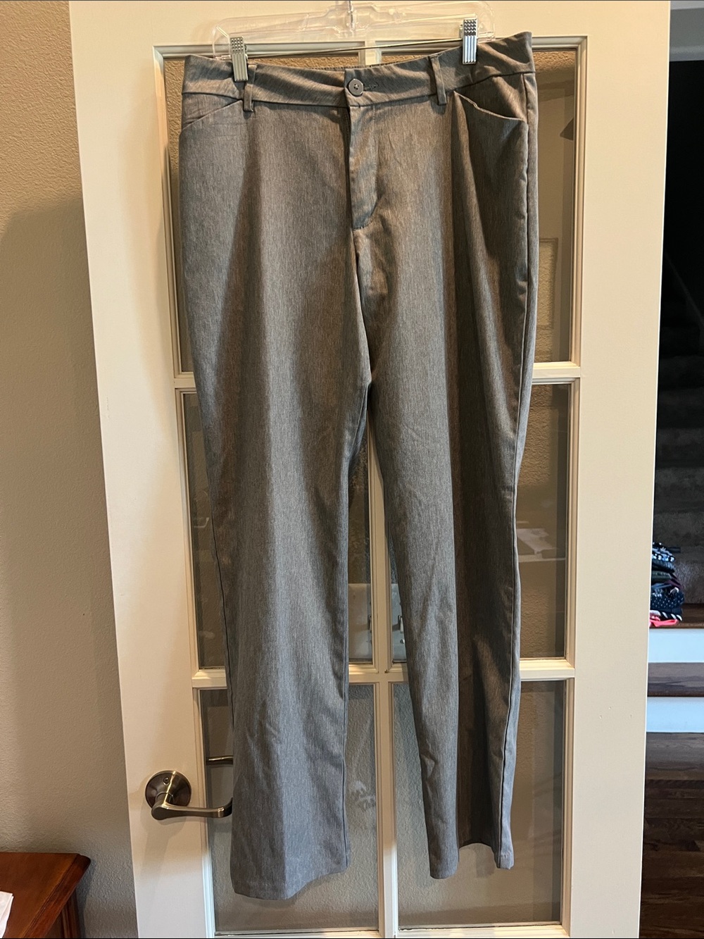 Lee Women's Gray Straight Leg Trousers